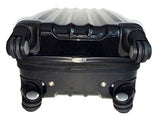 3Pc Luggage Set Suitcase Travel Hardside Rolling 4Wheel Spinner Carryon Black