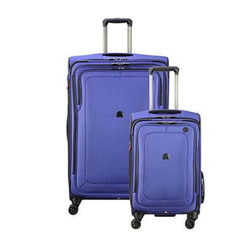 Delsey Luggage Cruise Lite Softside Luggage Set (21"/29"), Blue