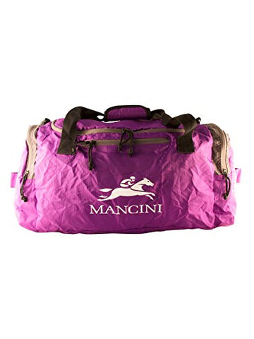 Mancini Leather Goods Travel Packable Duffle Bag (Purple)