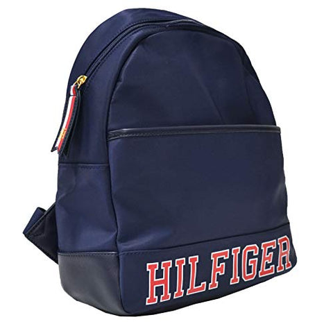 Tommy Hilfiger Nylon Backpack With"HILFIGER" Varsity Lettering