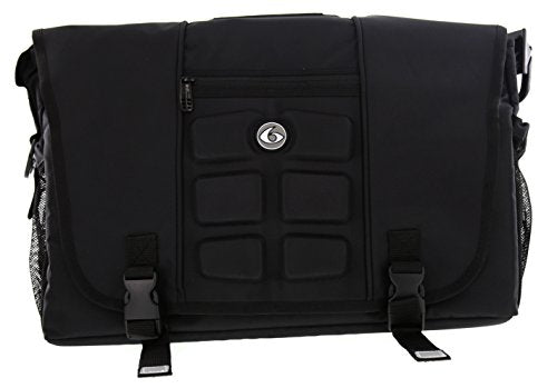 6 Pack Fitness Titan Messenger Stealth Black