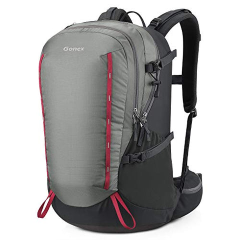 Gonex 40L Hiking Backpack, Wear-Resistant Daypack for Camping, Travel, Climbing, and Rain Cover