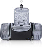 TRAVANDO XXL Toiletry Bag for Women"MAXI" with Hanging Hook - Large Wash Bag - Many Pockets - Travel Set, Travel Toiletry Kit Cosmetics Makeup Big Toilet Organizer Suitcase Luggage (Black)