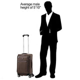 Travelpro Luggage Platinum Elite 21" Carry-On Expandable Spinner W/Usb Port, Rich Espresso