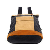 The Same Direction Hillside Backpack Leather And Canvas (Grey)