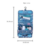 Belivo Portable Hanging Toiletry Bag Travel Cosmetic Bag for Women Makeup with Hanging Hook