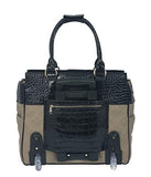 Jkm And Company The Montecarlo Quilted Alligator Faux Leather Compatible With Computer Ipad, Laptop