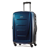 Samsonite Winfield 2 Fashion 2 Piece Set Spinner 20 and 24 With Travel Pillow (One Size, Deep Blue)