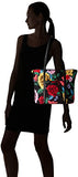 Vera Bradley Small Trimmed Vera, Havana Rose Black
