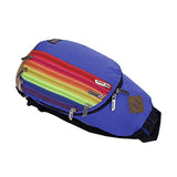 Bibitime Dark Blue Rainbow Style Nylon Outdoor Travel Chest Bag Sling Crossbody Messenger Bags