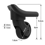 Super Ma Replacement Luggage Wheel Suitcase Repair Spinner Wheels Luggage Accessories (W149)