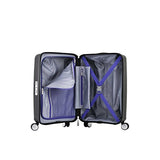 American Tourister Checked-Medium, Black