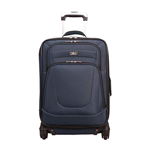 Skyway Epic 20 inch Expandable 4-Wheel Carry-On, Surf Blue