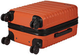 AmazonBasics Hardside Carry On Spinner Travel Luggage Suitcase - 21 Inch, Orange