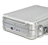 Zero Halliburton Geo Aluminum 3.0 Small Hardsided Attache Case in Silver