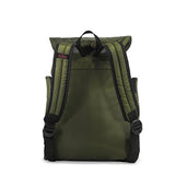 Darling'S Owl Padded Straps Quilted Daypack / Backpack - Medium - Olive