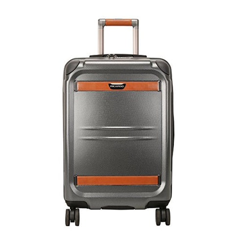 Ricardo Beverly Hills Ocean Drive 21-Inch Spinner Carry On Luggage, Silver