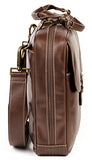 Boconi Bryant Laptop Analyst Bag (Antiqued Mahogany With Houndstooth)
