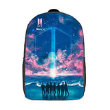 K-POP B-T-S Jimin J-Hope Band Backpack Love Yourself Laptop Backpacks Leisure Teens Multipurpose Messenger Bag 17 Inch B