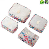 6 Set Packing Cube - 3 Travel Cubes + 3 Compression Pouches for Travel