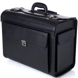 Alpine Swiss Rolling 17" Laptop Briefcase on Wheels Attache Lawyers Case Legal Size