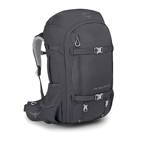 Osprey Packs Fairview Trek 50 Women's Travel Backpack , Charcoal Grey , One Size