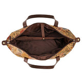 Bueno Printed Weekender Carry On Tote/Luggage Bag - Tan Floral