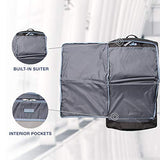 Travelpro Luggage Platinum Elite 22" Bi-Fold Carry-on Garment Valet, Shadow Black