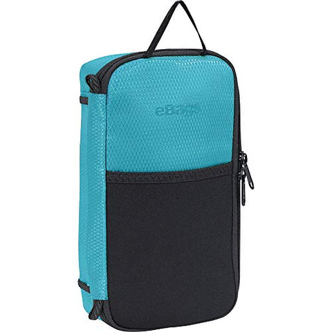 eBags Large Cord Packing Cube - Cable Organizer Bag - (Aquamarine)