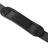 BQLZR 25MM Width Black Backpack Waist Belt Strap D Ring Buckle with Shoulder Pad for DIY Toolbox
