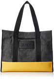Diesel Men's M-CAGE Shopper-Shopping Bag, anthracite/golden rod One Size