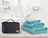 Suvelle Hanging Toiletry Travel Kit Organizer Cosmetic Bag