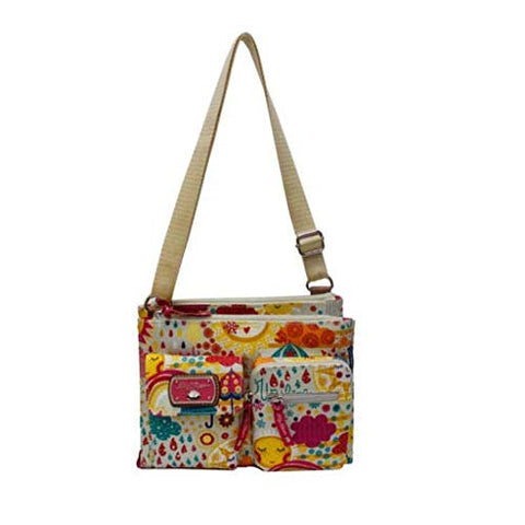 Lily Bloom Nessa Tote-Tropical Pineapple, Spring Showers