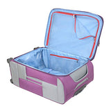 Mia Toro M1136-24In-Pnk Italy Sardinia Softside 24 Inch Spinner, Pink