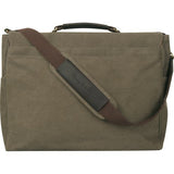 Tommy Bahama Luggage Big Island 17 Inch Messenger Bag, Olive/Dark Brown, One Size