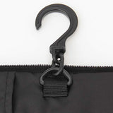 Muji Polyester Hanging Travel Case, 16 cm Width x 19 cm Depth x 6 cm Height, Black
