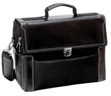Bugatti Simulated Leather/Nylon Briefcase Laptop