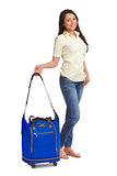 Biaggi Zipsak Micro Fold Spinner Fashion Tote - 20-Inch Luggage - As Seen on Shark Tank - Cobalt Blue