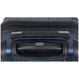 Kenneth Cole Reaction Scott's Corner 24" Lightweight Hardside Expandable 8-Wheel Spinner Checked Suitcase with TSA Lock, Navy