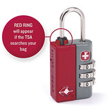 Swissgear Tsa-Approved Travel Sentry Combination Luggage Lock With Resettable Combo And