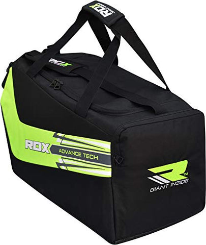 RDX Large Power Pack Duffle Gym Bag Carryon Travel Gym and Sports Equipment | Green Black