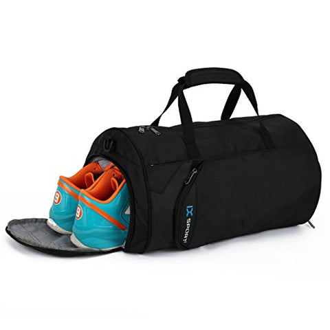 Inoxto Fitness Sport Small Gym Bag With Shoes Compartment Waterproof Travel Duffel Bag For Women