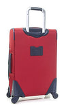 Tommy Hilfiger Signature Solid 20" Expandable Spinner, red