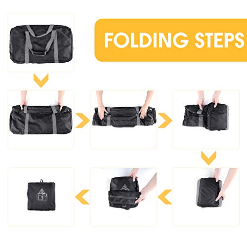Folding Expandable Travel Bag Waterproof Oxford Large