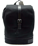 Calvin Klein Canvas Backpack W/Smooth Pu Trim (Black)