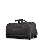 American Tourister Fieldbrook Xlt 4Pc Set (Bb/Wh Dfl/ 21/25 Upright), Black