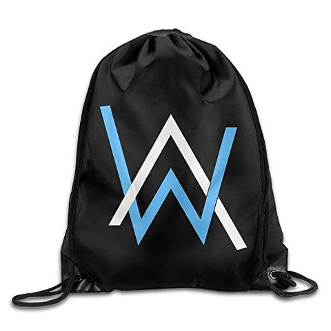 GBMVN Alan Walker AW Loge Unisex Drawstring Gym Sack Sport Bag