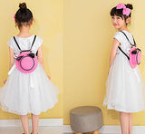 Bibitime Child Derby Hats Design Kids Shoulder Backpack Teens Bow Zipper Crossbody Bag Messenger