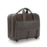 Solo Macdougal 17.3 Inch Rolling Laptop Case, Brown