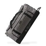 Original Penguin Clarence 35" Rolling Duffel, Grey/Crosshatch, One Size